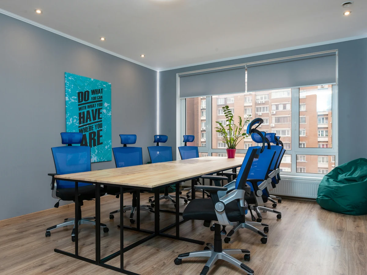 Office meeting room commercial painting Cambridge by Cambridge Decorators