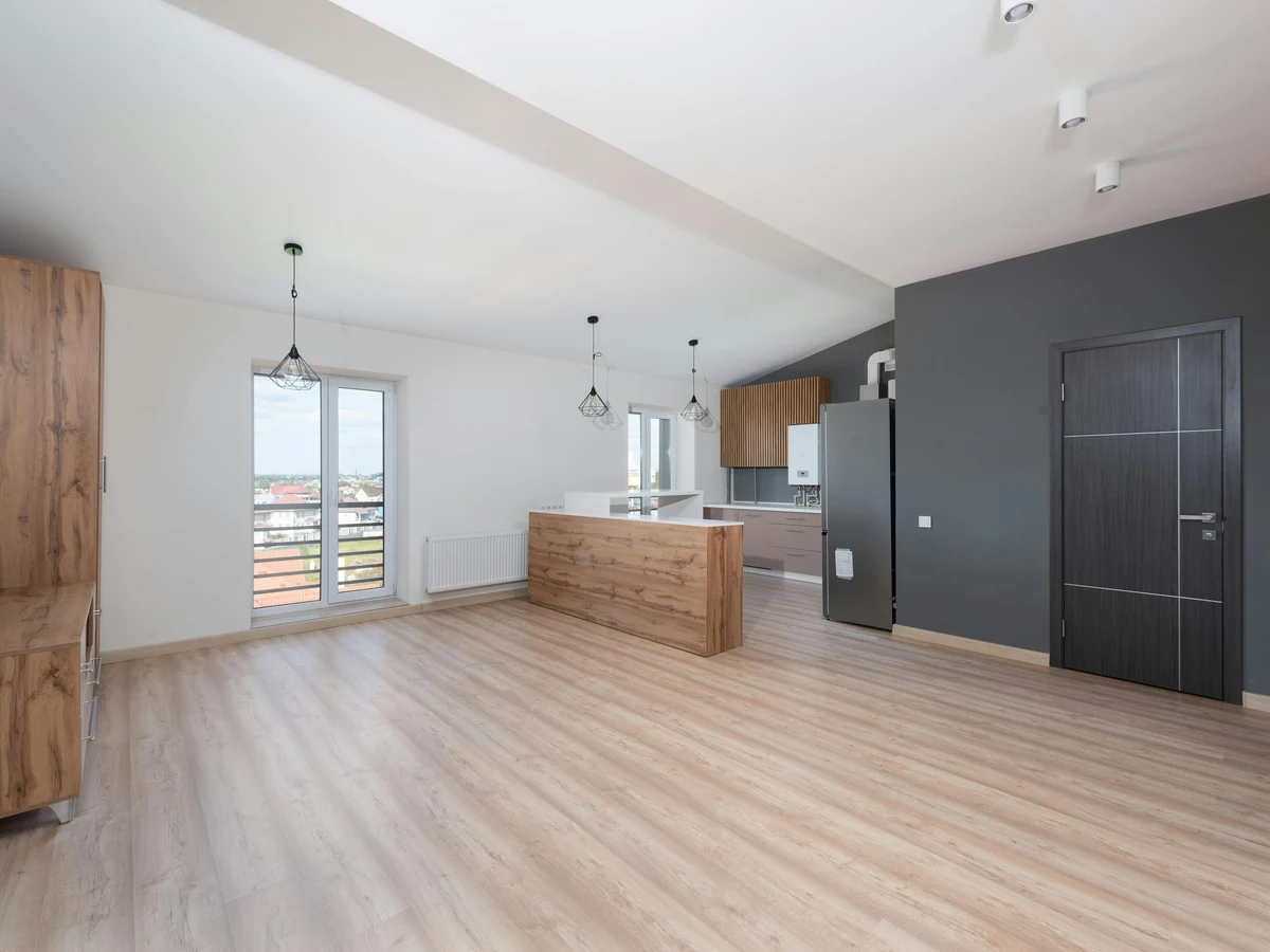 Radiator painting in Cambridge by Cambridge Decorators, interior open-plan living space with fresh finish